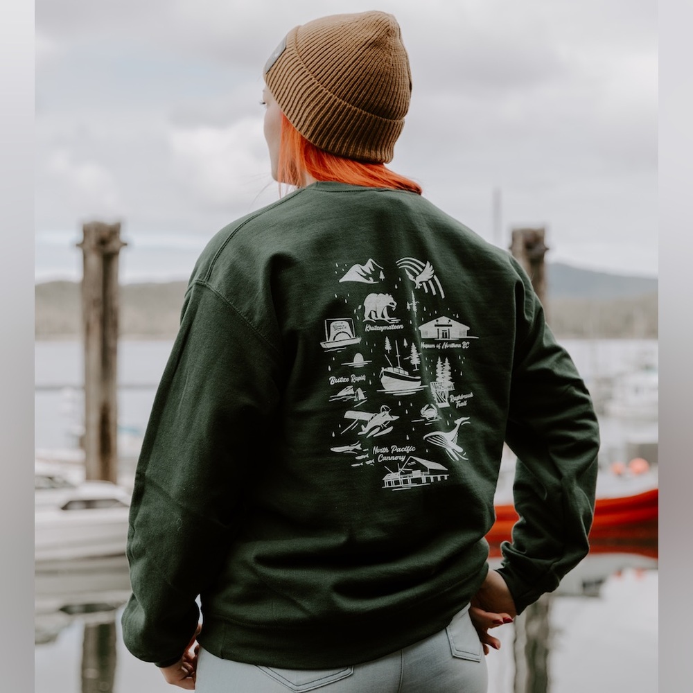NWOT Forest Green Crewneck Sweater – Prince Rupert
